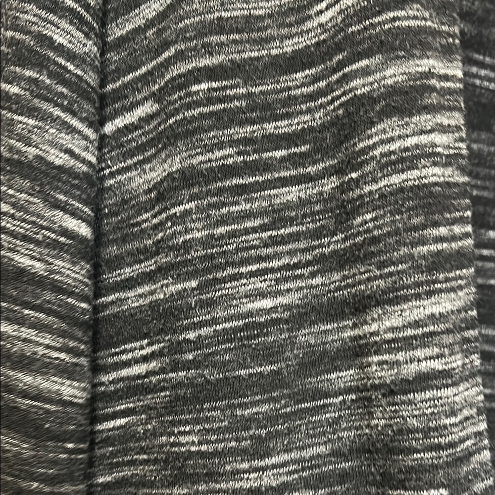 Simply Irresistible Black and Gray Asymmetrical Cardigan Sweater - Picture 5 of 6